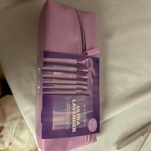 Morphy ultra lavender, six pieces face and eye brush set